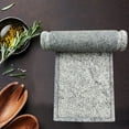 thumbnail image 2 of Grey Stone Ammikallu | Sil Batta, Home Decor, Gift, Miniature, Kids Play, Only Pooja Purpose | Length - 11 Inch, Width - 7 Inch, 2 of 4