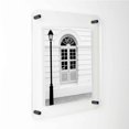 thumbnail image 2 of 8x8 Acrylic Floating Frame with Black Standoff Wall Mount Hardware, 2 of 8