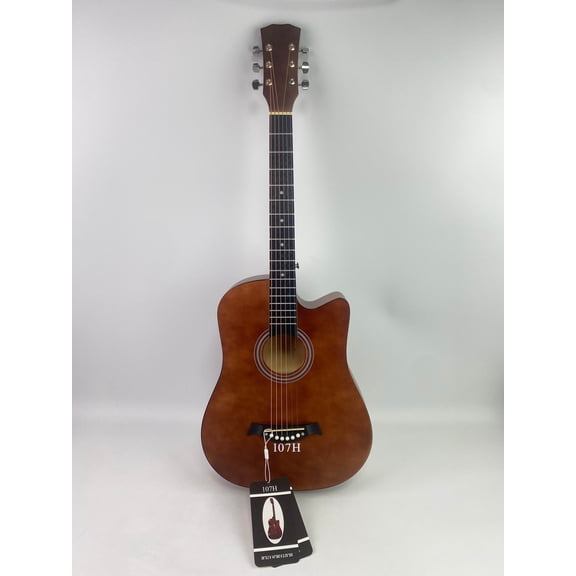 107H Guitars, with 2-Year Warranty, Classic Design with Rounded Walnut Fingerboard, Glossed Finish