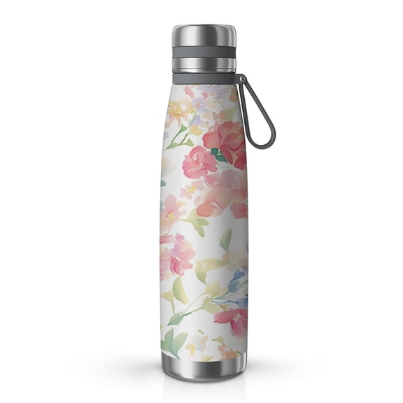 29oz Stainless Steel Insulated Thermos with Tea Filter, 360° Printed Travel Bottle, Leakproof BPA-Free Flask with Anti-Slip Base, 304 Inner & 201 Outer, Vacuum Cup