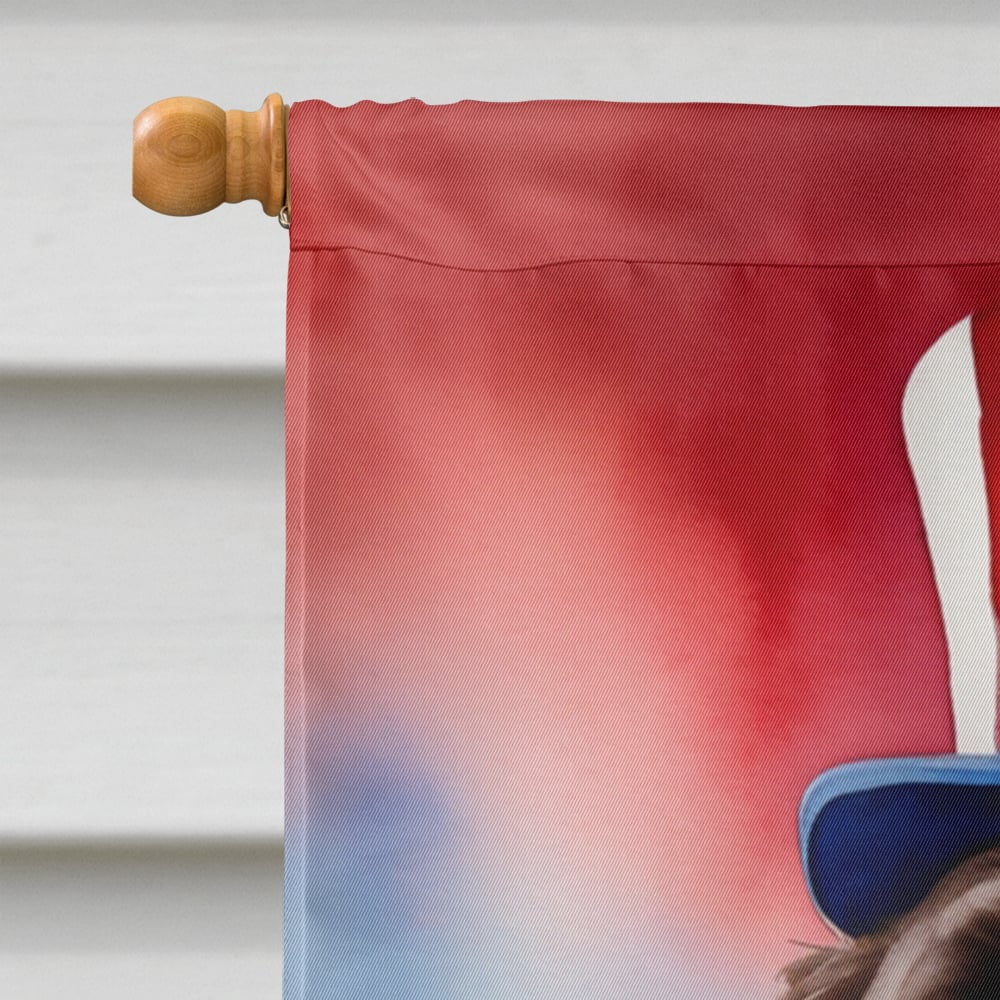 Newfoundland Patriotic American House Flag 28 in x 40 in