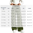 thumbnail image 2 of VIPOIN Girls Ruffle High‑Waist Pants, Wide‑Leg Elastic Waist Open‑Hem Casual Sweatpants with Pockets, 2 of 6