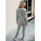 thumbnail image 5 of Conjunto Deportivo PRETTYGARDEN Gris Sólido con Jogger y Manga Larga XL, 5 of 5