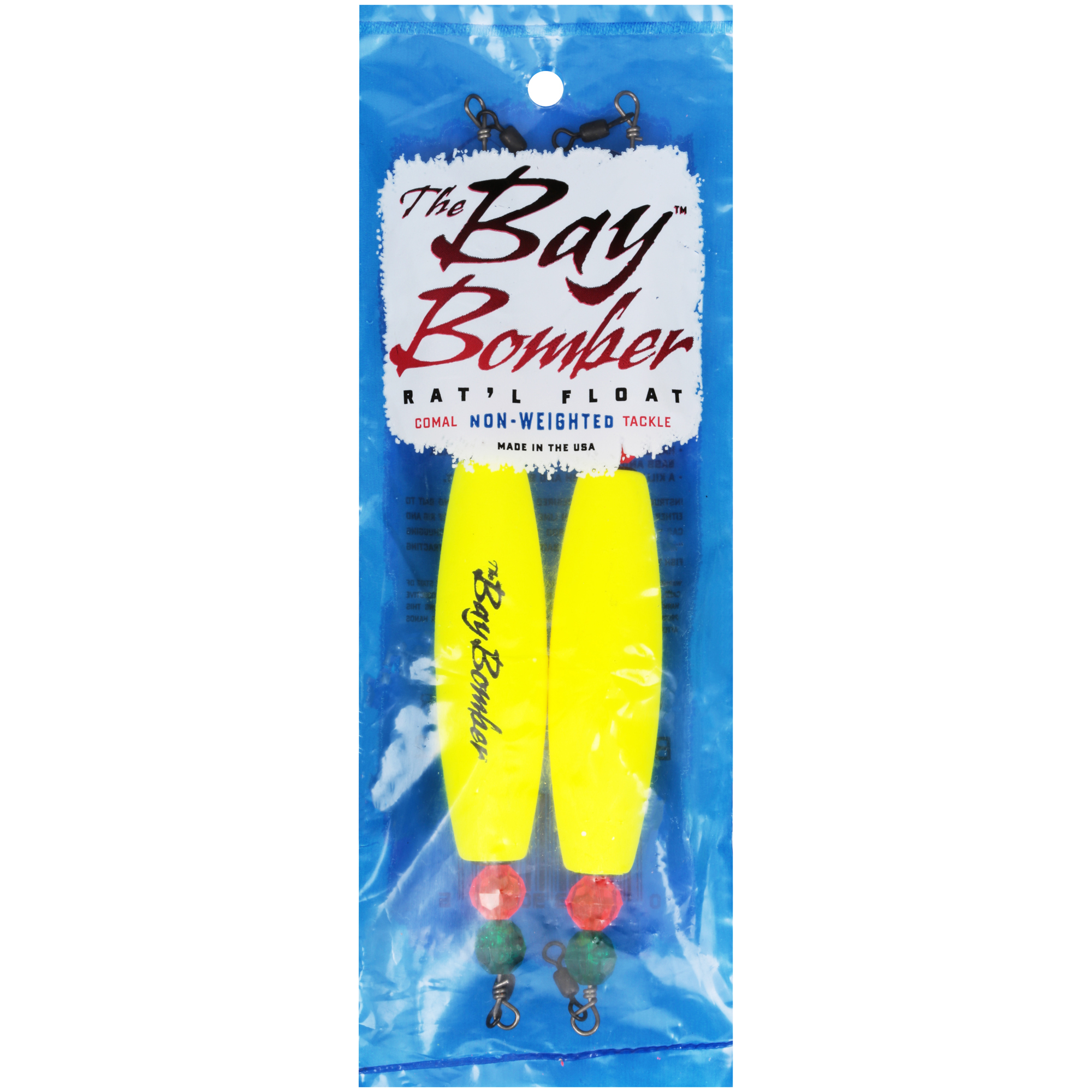 Comal The Bay Bomber™ Non-Weighted Tackle Rat'L Float 2 ct Pack