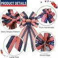 thumbnail image 5 of Harpi 4th of July Decorations, American Independence Day Patriotic Bow Flag Bow Indoor Outdoor Red and Blue Star Bunting Webbing Decorations Fourth of July Memorial Day Party Supplies Decor, 5 of 5