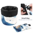 thumbnail image 4 of PhooArto Drawstring Cosmetic Bag, Barrel Shaped Portable Travel Makeup Bags, Watercolor Otters Patterns Large Capacity Waterproof Multifunctional Bucket Toiletry Bag, 4 of 6