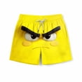 thumbnail image 3 of Pantalones cortos de bolsillo para niños con cordón elástico estampado casual traje de baño pantalones de cinco puntos, 3 of 8