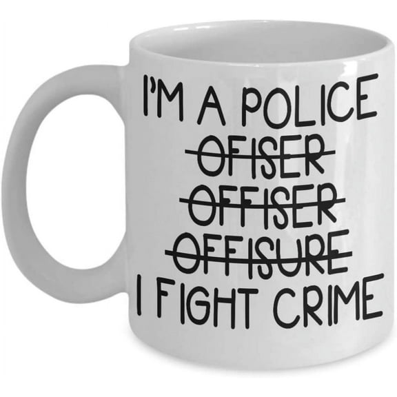 Police Officer Coffee Mug Gift Idea For New Cop, Police Academy Grad Tea Cup
