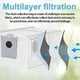 thumbnail image 5 of 10 Pack Activated Carbon Dust Bags for Ecovacs DEEBOT X8 PRO Omni/X8 OMNI/T50 PRO Omni/T50 MAX PRO Omni/T50 Omni/T80 Omni/T80/X9 P, 5 of 5