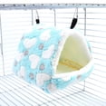 thumbnail image 4 of Hammock For Rats Double Thick Plush Warm Bed For Hamster House Nest Sleeping Bag Hanging Tree Beds Guinea Pig Hamster Cage, 4 of 5
