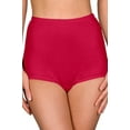 thumbnail image 3 of Women's Shadowline 17032P Plus Size Hidden Elastic Nylon Classic Brief Panty (Flamingo Pink 8), 3 of 4