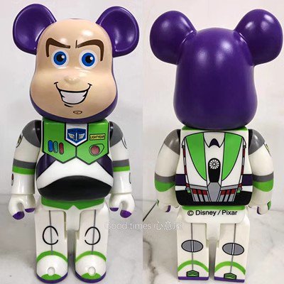 Hundreds of bearbrick Vinyl Violent Bear Ornaments Building Blocks Bear Fluid Bear Toy Hand-made Office Clearance 400%