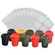 thumbnail image 3 of Taza Cápsula de café de 10 piezas, tazas K reutilizables con tapas de aluminio, cápsulas de Espresso recargables, 3 of 9