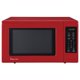 thumbnail image 1 of Horno microondas pequeño de encimera Magic Chef de acero inoxidable de 900 vatios y 0.9 pies cúbicos para espacios compactos con 6 modos de cocción preprogramados, color rojo, 1 of 5