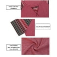 thumbnail image 5 of CASSIE LIZ Womens Tops Plus Size Summer Crew Neck Shirts Brick Red Fashion Short Sleeve Tee Loose Fit Colorful Striped Raglan Tunics Spring Blouses Casual Pullovers XL 14W 16W, 5 of 5