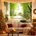 thumbnail image 3 of Garden Viewed Shaded with Interior Patio Path Made, Mystical Fantasy for Space Lovers, Galaxy Room Decor, Mother'S Day Gift, Tapestry Wall Hanging for Bedroom and Dorm, 3 of 7