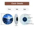 thumbnail image 6 of Blue Moon Wall Clock Battery Operated 16 Inch Modern Silent Non Ticking Decorative Wall Clocks for Kitchen Living Room Office, 6 of 7