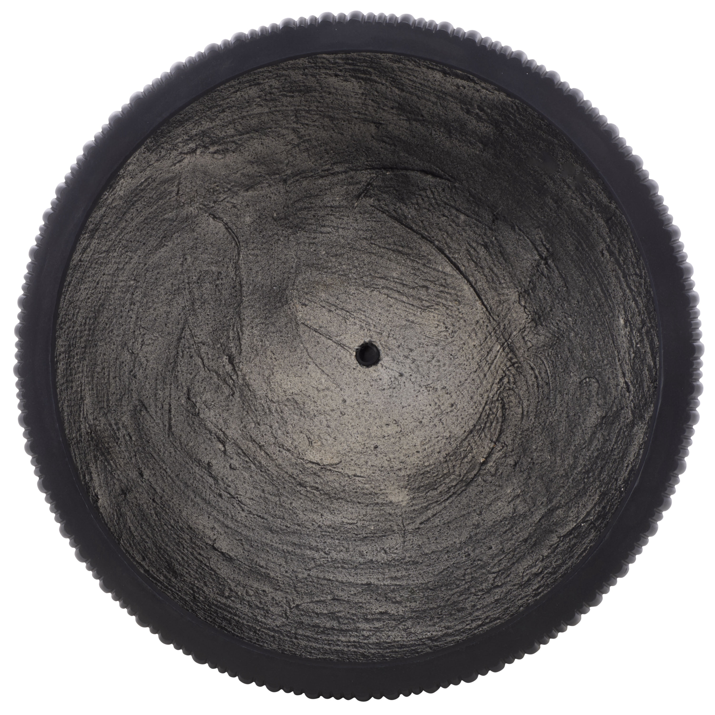 Safavieh Anita Round Black Fiber Clay Plant Pots - Set of 3