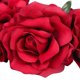 thumbnail image 3 of Diadema de rosas, tocado de flores, diadema nupcial de rosas, diadema de corona de flores, diadema de guirnalda de flores ajustable, corona de fiesta, 3 of 5