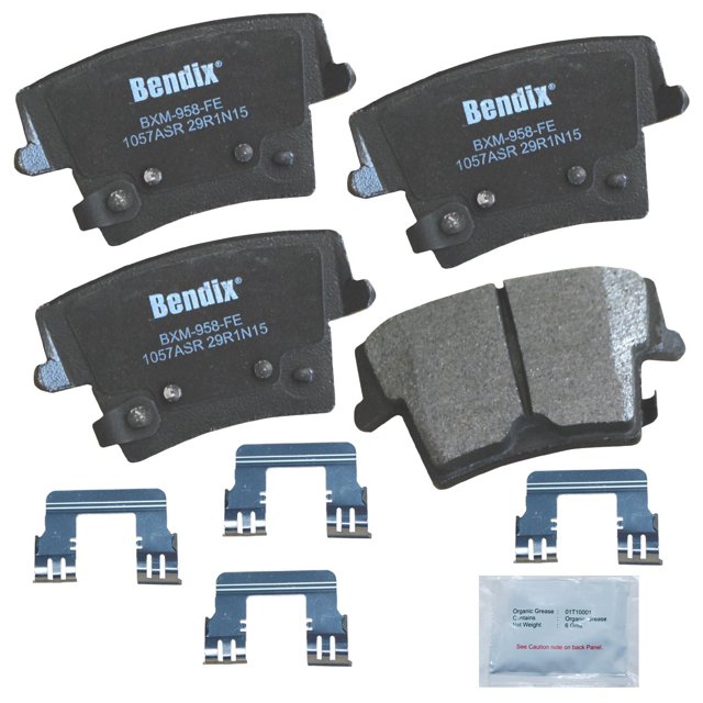 Bendix Priority1 Cfm1057Asr Pastillas De Freno Traseras Semimetálicas Para Dodge Charger 2014-2006 Magnum 2008-2006