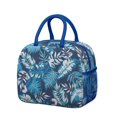 thumbnail image 1 of Exotic Tropical Plant Lunch Bag – Leafy Botanical Pattern, Insulated Cooler Tote for Outdoor and Office Use, 1 of 6