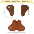 thumbnail image 2 of 4 Pcs Cord Organizer Cord Keeper Earbud Holder Headphone Cable Straps Wire Organizer Earphones Winder Cowhide Leather Cable Management Storage Straps for Electronics Earbuds USB diy, 2 of 7