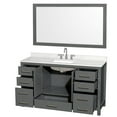 thumbnail image 4 of Wyndham Collection Wcs141460s-Qtz-Us3m58 Sheffield 60" Free Standing Single Basin Vanity, 4 of 7