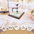 thumbnail image 5 of AEVXKHI Wooden Napkin Holder for Table, Farmhouse Napkin Dispenser with Weighted Arm, Decorative Napkin Stand for Kitchen Dining Counter, Brown, 5 of 10