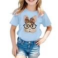 thumbnail image 4 of Shadoumai Easter Egg Bunny Graphic Tee For Toddler Kids Holiday Celebration Shirt, 4 of 4