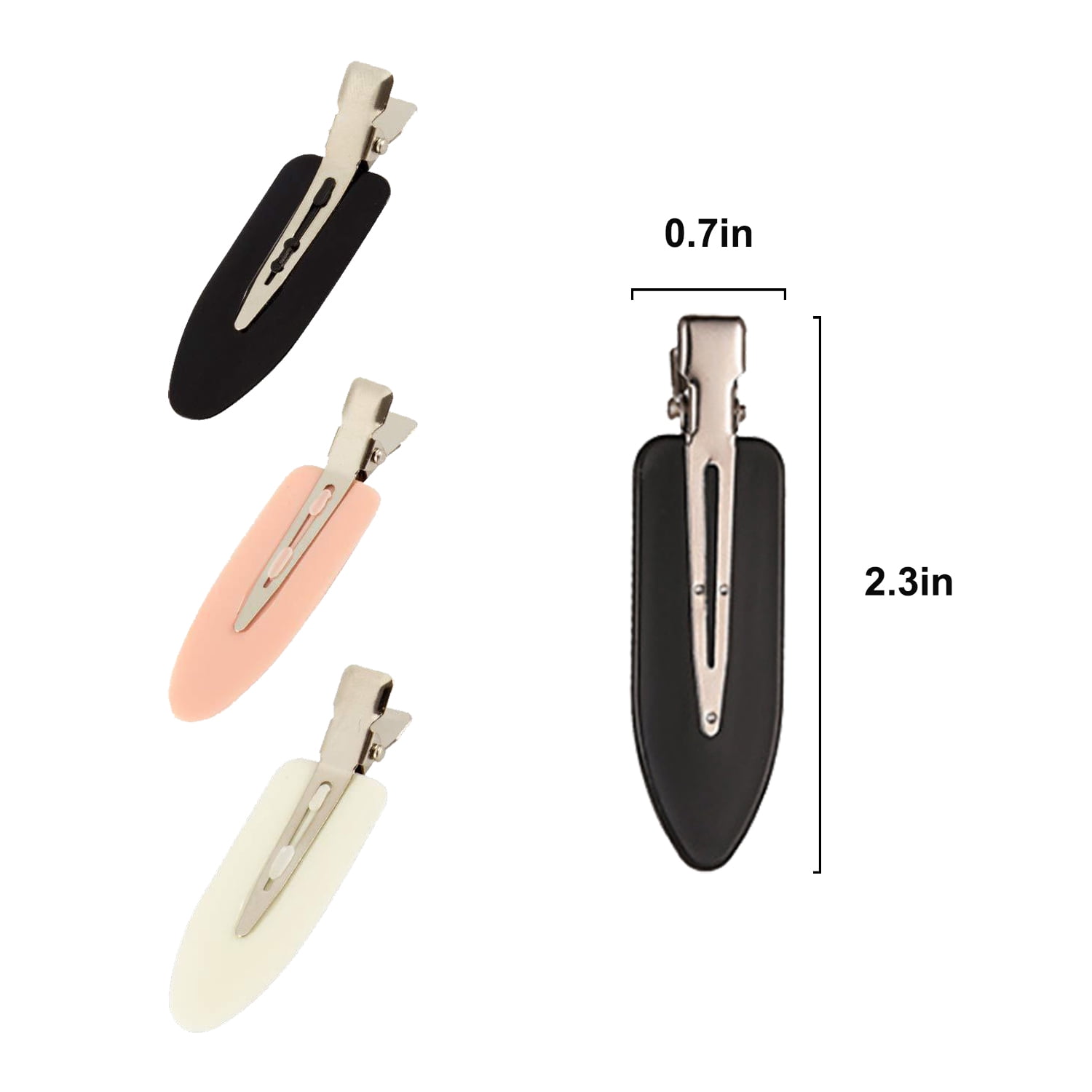 20 Pieces No Bend Hair Clips Pin Curl Clips No Crease Hair Clip for Hairstyle Bangs Waves Makeup