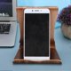 thumbnail image 3 of Wooden Mobile Phone Stand Tabletop Tablet Holder Bracket for Bedside Office Desktopbrown, 3 of 4