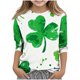 thumbnail image 2 of Blusas y camisas de manga larga y cuello redondo para niños y niñas, estilo casual, original, con estampado de manga 3/4 y cuello redondo, ideal para niñas de 3 a 14 años., 2 of 6