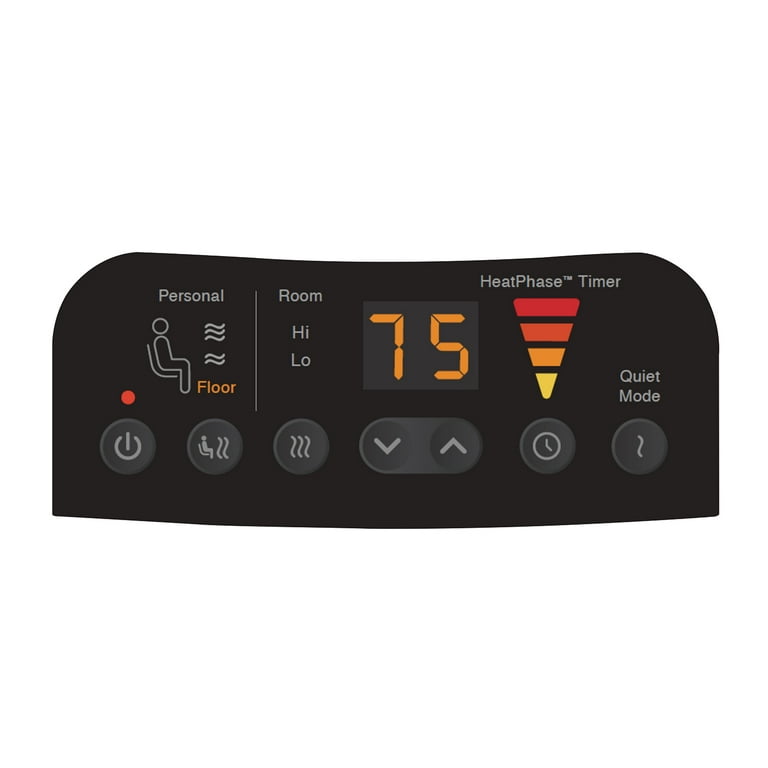 Honeywell Heat-Genius Ceramic Space Heater, HCE845B, Black - Walmart.com