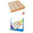 thumbnail image 4 of Juego De Mesa De Sudoku De Con Cajón, Rompecabezas De Matemáticas, Juguetes De Escritorio Para Mayores De 3 Años, 23x23x3,8 Cm, Incluye Libro De Rompecabezas De Sudoku, 4 of 7