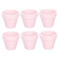 thumbnail image 5 of Raindrops 6pcs Compact Thumb Flower Pots Mini House Flower Containers Flower, 5 of 7