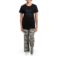 thumbnail image 4 of CafePress - Little But Fierce! Women's Dark Pajamas - Women's Short Sleeve Print T-Shirt and Pants Dark Cotton Pajama Set, 4 of 7