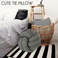 thumbnail image 3 of Cojines Decoración de habitación de niños Almohadas Niño Niñas Linda Almohada de corbata Peluche de peluche - Accesorios de fotografía BORN Gris, 3 of 5