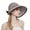 Grey, variant on Womens Hat Women Outdoor Sunscreen Sun Hat All Tethered Double Large Brimmed Sun Hat Western Hat