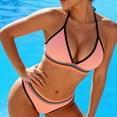 thumbnail image 1 of TaTaai Women's Slim Fit Push Up Bikini Set, Two Piece Swimsuit with Soft Cup Padding, Fashion Beachwear for Vacation, Pool Party and Summer Holiday Gift, 1 of 9