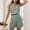 Green, variant on MAIHAN Women's 2 Piece Knitted Lounge Set Summer Outfits Cute Clothes Sleeveless Tie Tank Top Elastic Drawstring Shorts Matching Lounge Sets Casual Two-Piece Outfit