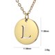 thumbnail image 1 of CJie Collar con colgante redondo con letras de A-Z para mujer, Gargantilla con nombre inicial del alfabeto de acero inoxidable, accesorios de moda, joyer铆a para madre, 1 of 2