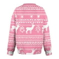 thumbnail image 5 of Lorytime Womens Sweatshirt with Pockets Christmas Snowflakes Shirt V Neck Long Sleeve Pullover Drop Shoulder Loose Tops, 5 of 6