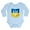 Sky Blue, variant on CafePress - Bendera Ukraina Body Suit - Long Sleeve Cotton Baby Bodysuit