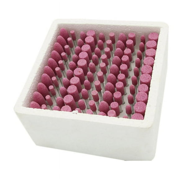 100PCS/Box Abrasive Stone Polishing Grinding Electric Drill Bit Wheel 4-10mm for Drill Rotary Tools 3mm