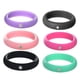 thumbnail image 4 of Cintas de goma Flexible Sunnimix 6 piezas Anillo de banda de silicona, 4 of 8