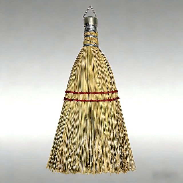 Minibatidor Broom Bodundirect de 30 cm hecho a mano con maíz natural