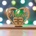 thumbnail image 6 of JeashCHAT Mother's Day Wooden Ornament Heart Shape Cut-out Letters Rose Flower Desktop Decor from Daughter Son Mother's Day Gift, 6 of 8