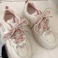 thumbnail image 3 of Zapatos deportivos para mujer, moda informal, cordones de suela gruesa, zapatos para correr y caminar para mujer, 3 of 8