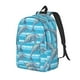 thumbnail image 1 of Balery Dolphin Mochila Clásica Impresa Básica para Viaje, Mochila Escolar Resistente al Agua, Mochila de Lona con Correas Ajustables-Small, 1 of 5