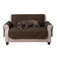thumbnail image 1 of Furhaven Furniture Cover for Dogs and Cats - Water-Resistant Reversible Two-Tone Living Room Furniture Protector, Washable, Espresso and Clay, Loveseat, 1 of 5